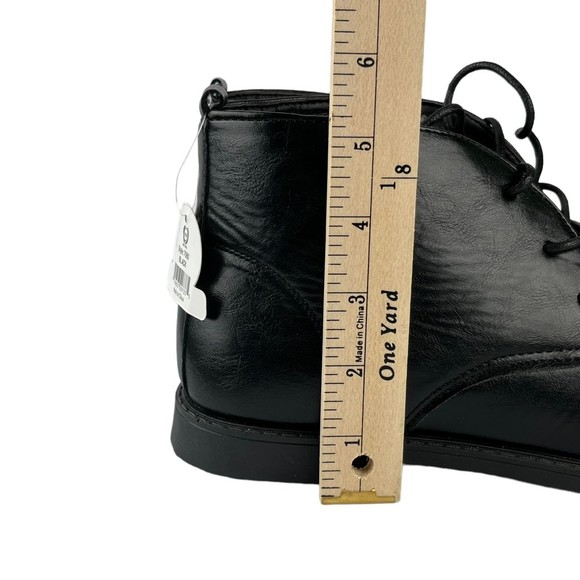 P&W New York Mens Chukka Boots 7080 Black Leather‎ Lace Up Pull Tab EUR 43 9 main image 5
